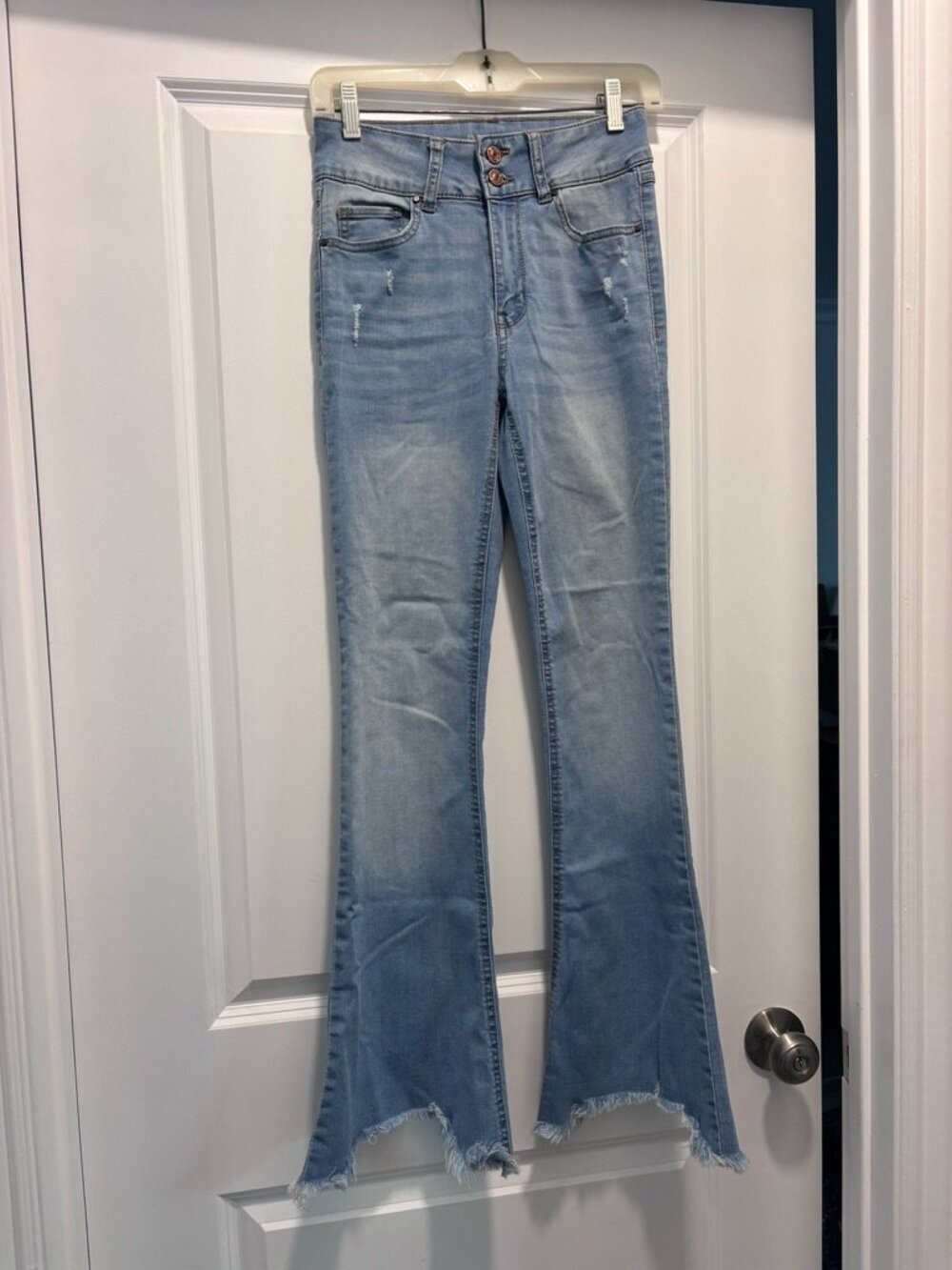 ReWash Low Rise Light Wash Boot Cut Jeans